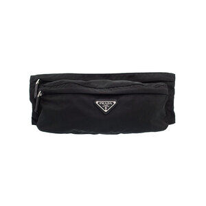 Prada belt bag black waist Body Bum Crossbody Bag Black